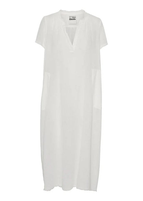 Projekt AJ117 Sukienka wiedeńska biała